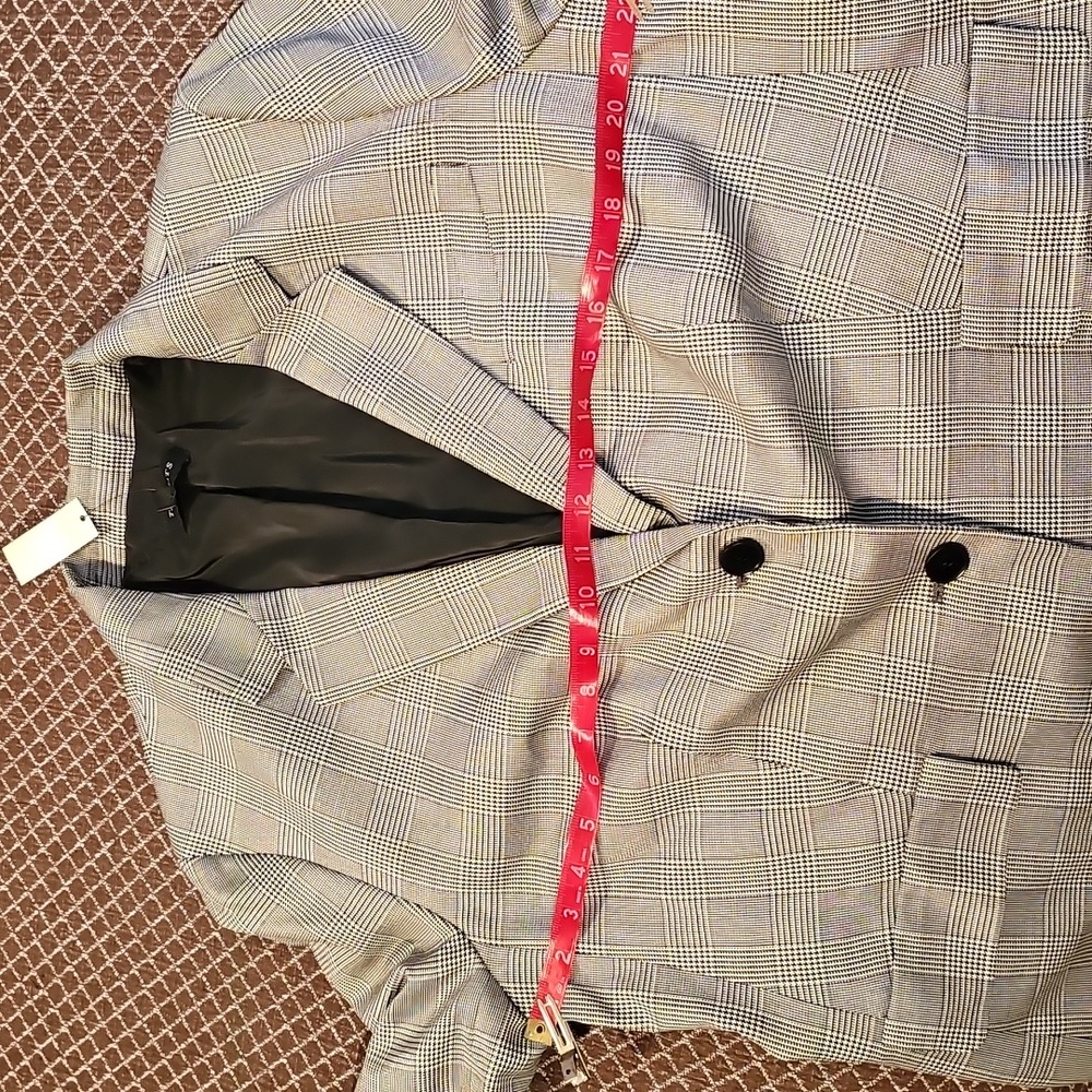 BRAND NEW TALBOTS BLAZER...SIZE 18....BLACK AND WHITE - Picture 9 of 10